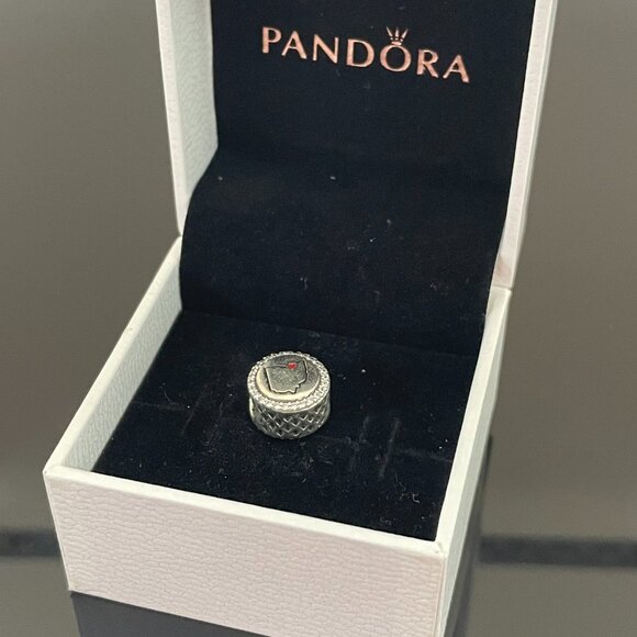 Pandora Love Cleveland.Ohio Map Dangle Charm - Picture 3 of 7